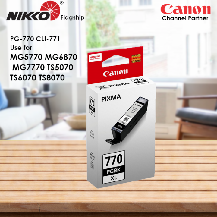 Canon PGI-770 PGBK XL Black High Yield Ink For PIXMA MG5770 MG7770
