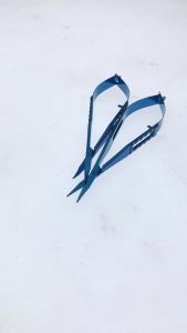 ไมโครกรรไกรไทเทเนียม กรรไกรเวสต์คอตต์เทโนโทมี เครื่องมือจักษุแพทย์ขนาดเล็ก