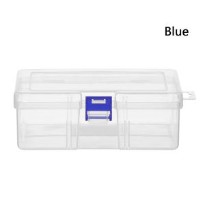 FLORI 3 Colors Transparent Screw Sewing Boxes Plastic Container Box Screw Storage Cases Practical Toolbox Jewelry Display