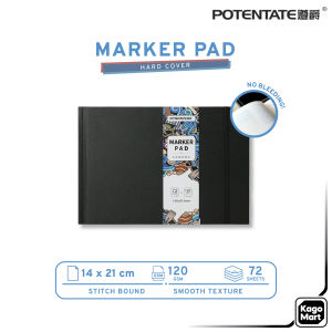 Potentate Marker Paper Sketchbook A5 Hard Cover Buku Sketsa