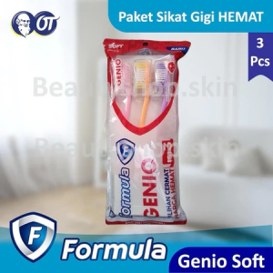 Sikat gigi formula genio soft sikat gigi dewasa isi 3pcs