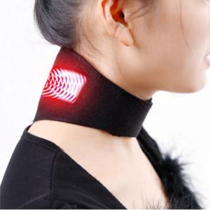 五颗托玛琳石自发热颈部带 Magnetic Tourmaline Pad Self Heating Therapy Neck Cervical Belt Sore Muscle Pain Relief Vertebra Spinal Support Brace