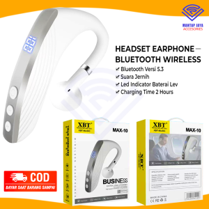 [COD] BLUETOOTH MAX10 HEADSET EARPHONE WIRELESS VERSION 5.3