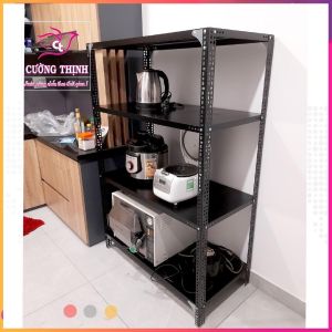Kệ sắt V lỗ đa năng 3 tầng dài 1m x rộng 03m x cao 12m. Kệ sắt lắp ghép đa năng.