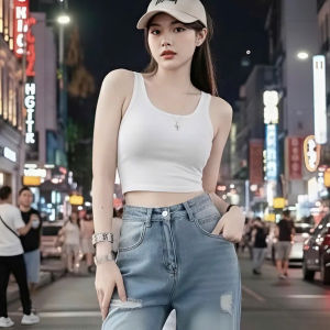 Áo croptop cổ vuông sát nách KVYBODY A32 chất cotton borip lụa dày mịn co giãn thích hợp mặc ở nhà đi chơi đi thể thao