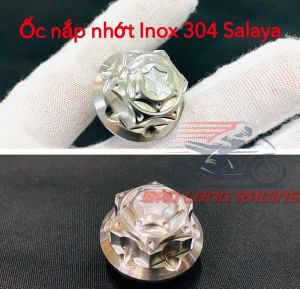 Ốc nắp Nhớt Salaya mẫu THÁI Inox 304 gắn SiriusWaveDreamWinnerExciterSonic....