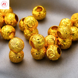 XT Jewellery Korea 24k Transfer Bead DIY Necklace Bracelet 916 Original Gold Plated