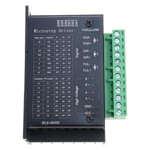 Advanced TB6600 Stepper Motor Driver 4A 9-42V for 17  23 Series Motors with Improved Heat Dissipation Low Noise