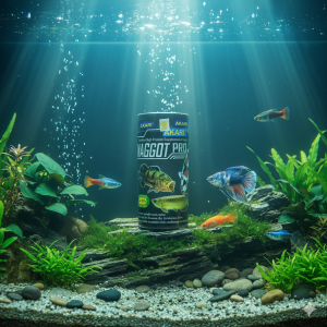 Akari Maggot Pro 40gr 40 Gram 40 g Pakan Ikan Arwana Koi Louhan Predator Kelabang