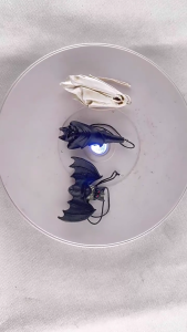 3Pcs Halloween Decorations Outdoor Hanging Ghosty/Bat Figurines for TreePorchGardenYard Scary Bat/Ghosty Decorations