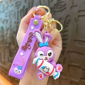 Gantungan Kunci Lucu 3D Stella Lou + Tali Tulisan Stella Lou + Kaitan Keychain Tas Key Chain Disney Karakter Kartun Gantungan Kunci Motor Mobil Rumah Bag Hadiah Gift Souvenir Ultah Ulang Tahun
