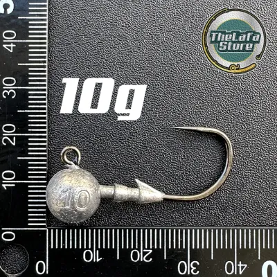 Jighead Bulat X6 Extra Strong 1pc Fishing Hook Kolam Mata Kail Bait Soft Plastic Soft Plastik Umpan Siakap Haruan