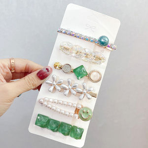 SIGVARD - Jepit Rambut Set Wanita Korea dewasa Jepitan Mutiara Mewah Aksesoris Fashion Cantik KCR40