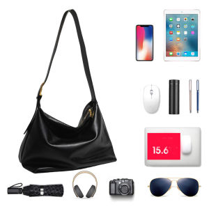 Retro PU Leather Hobo Bags Slouchy Shoulder Handbag Satchel Tote Purses Large for Women Daily Use and Special Occasion