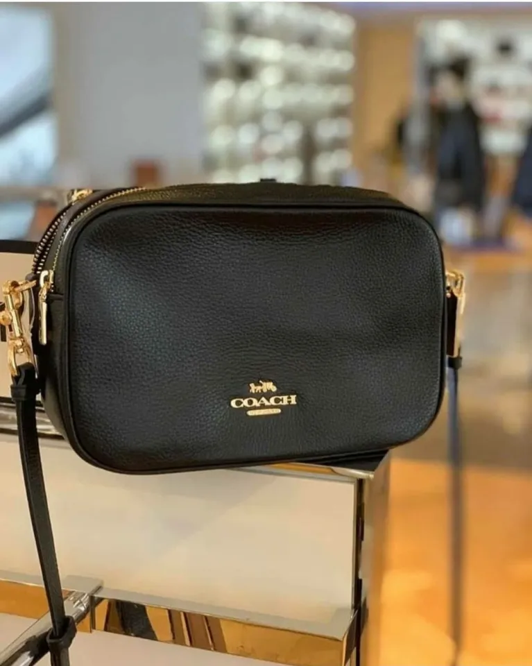 Coach camera best sale bag double zip