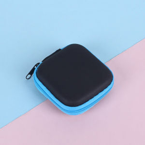 Zaman Now - Tempat Headset / Pouch Earphone 2 Warna Persegi Multifungsi / Pouch Penyimpanan Headset / Earphone Pouch Serbaguna
