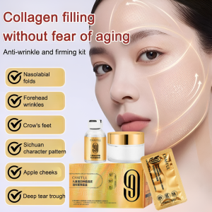 Anti-Wrinkle Protein Dissolving And Firming Kit Anti Wrinkle Serum Collagen Protein Lift Line Fade Fine Lines Facial Essence Liquid