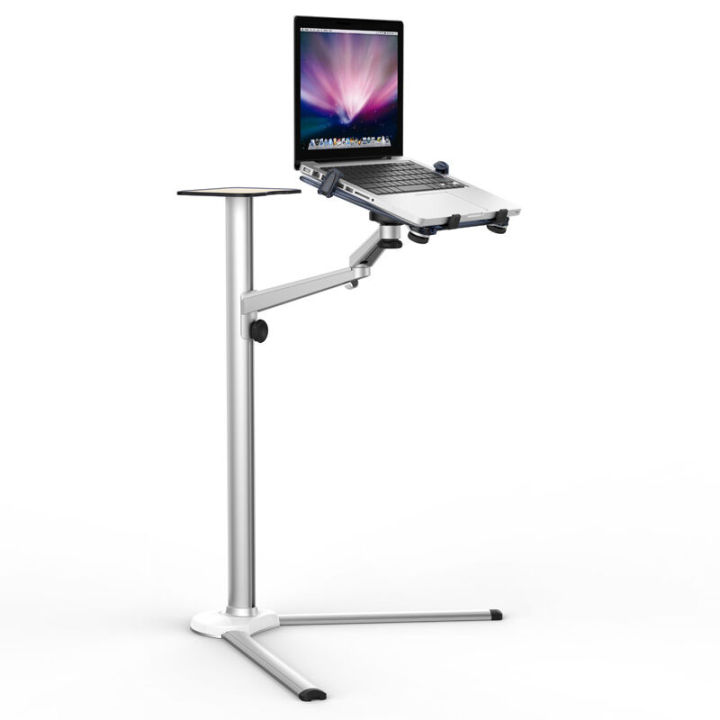 UP8 Multifunction 3in1 Computer Floor Stand for All Laptop/Tablet PC/Smartphone Holder Height