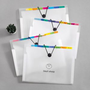 LEIFNYDI Waterproof Office Supplies Desk Organizer School Stationery Card Holder Multi-layer Receipt Holder File Storage Bag Large-capacity Organ Bag Ticket Holder Document Bag A4 File Folder