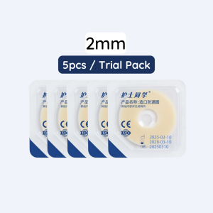 2mm/4mm Ostomy Moldable Barrier Rings Seal Gap Prevent Leaks