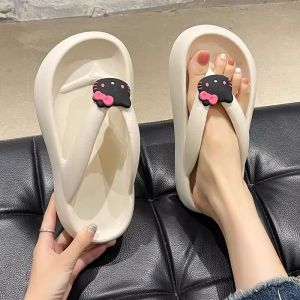 [Free Shipping] Fashionable womens flip-flops for outdoor wear in summer non-slip thick-soled sandals for outdoor use Ins
