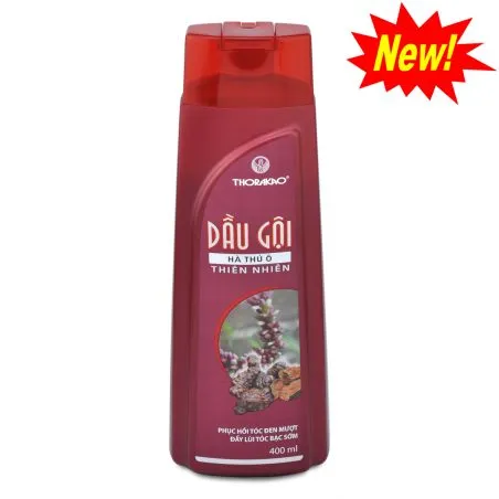 Dầu gội hà thủ ô Thorakao 400ml đẩy lùi tóc bạc sớm