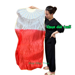Quạt múa văn nghệ 3 màu dài 1m5 tua cực mềm mại và đẹp