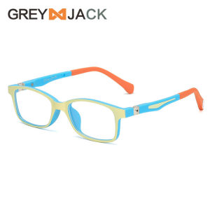 Grey Jack/Kacamata Anak Antiradiasi Blueray Komputer HP TV TR90 Lentur Fashion Anak Kekinian Terbaru 1021