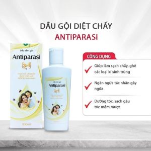 Dầu Gội Diệt Chí Antiparasi 3in1 100ml | Dầu Gội Cho Bé Và Người Lớn Sạch Chấy Giảm Ngứa Da Đầu