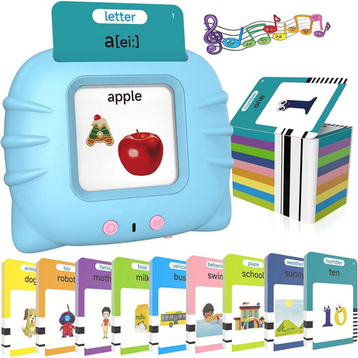 Kids Card Learning Machine Early Learning Educational Flash Card Learn ...