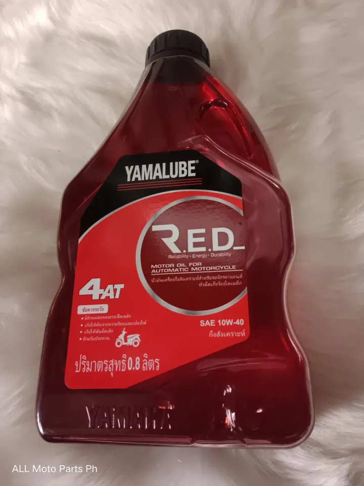 YAMALUBE GENUINE RED MOTOR OIL SAE 10W-40 4-AT FOR AUTOMATIC