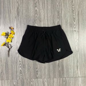 Quần Short Thể Thao Nữ MILAVY 2 Lớp Có Túi Khoá Kéo Vải Dù Nhẹ Mát Tập Gym Chạy Bộ Pickleball - QN07