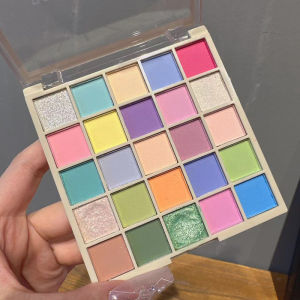Macaron 25 Color Eyeshadow Palette Matte Shimmer Waterproof Long-lasting Natural Colorful Eye Shadow