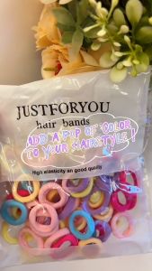 100PCS High Elastic Hair Ties for Women - Durable Hair Band Scrunchies Girls