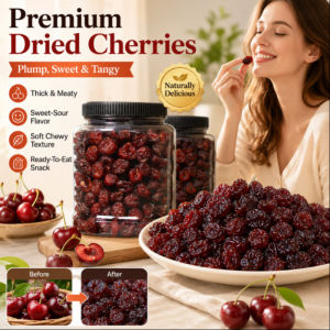 Premium Dried Cherry Snacks  Anti-Inflammatory Health Booster  Ideal For Joint Pain &amp Gout Relief