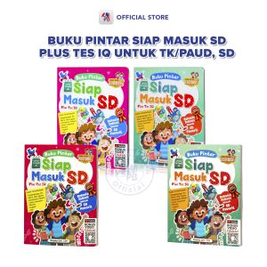 Buku Anak TK PAUD / Buku Pintar Siap Masuk SD Plus Tes IQ ( Kurikulum Merdeka ) / Giri Utama SIDOARJO - RMR