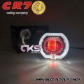 Biled Ala Ala Lampu Projie Biled Cut Off 3 Inch CR7 Premium Plus Ring Shroud Devil Cahaya High Low. 