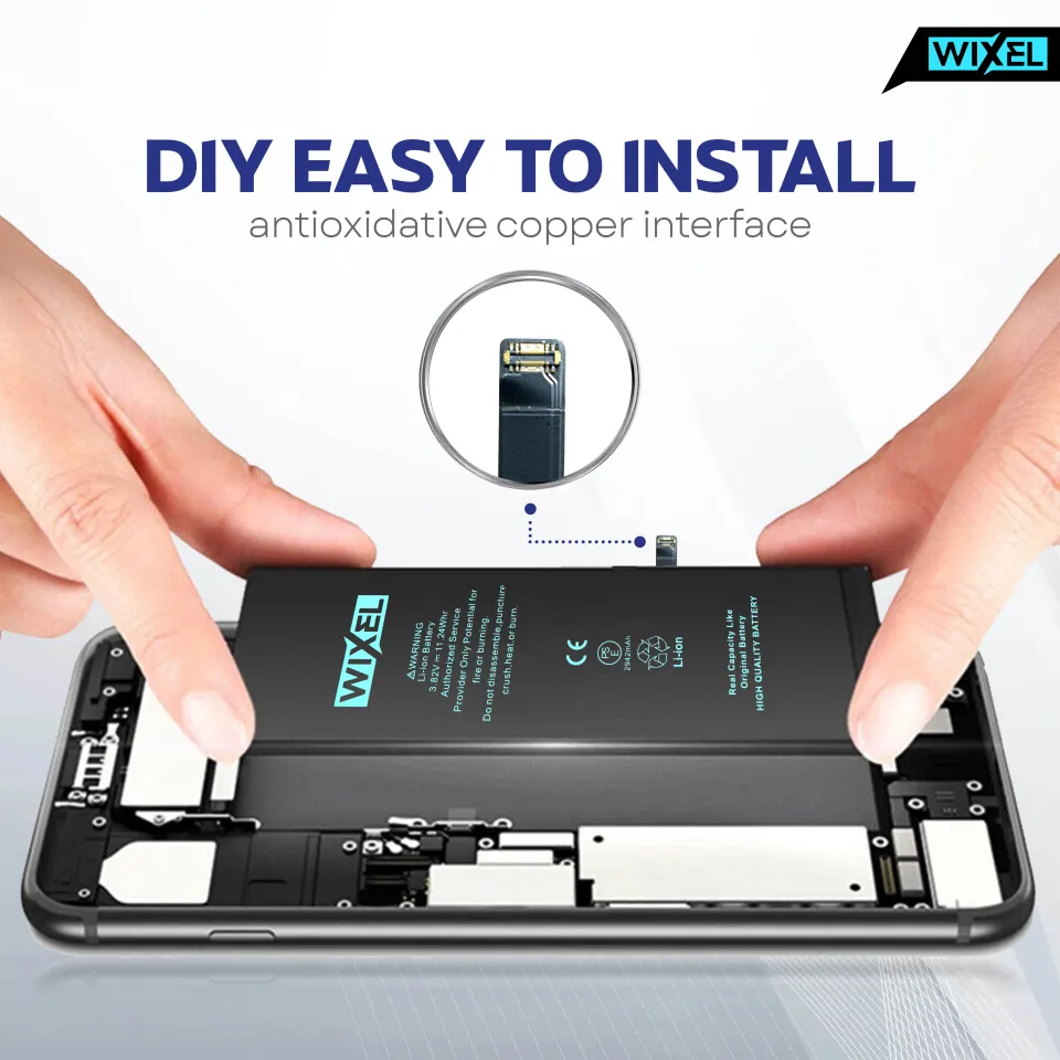 WIXEL ORIGINAL Baterai Iphone 6S PLUS 6S+ Batre Batrai Battery