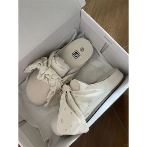 Free Shipping Thick-Soled 2026 Spring And Autumn New Style Outdoor Non-Slip White Shoes Comfortable And Versatile Slippers For Women Suitable For Summer Wear