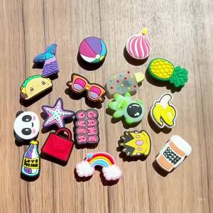 ins Summer beach clog accessories Starfish Beach Ball Mermaid Tail Shoe Buckle Fresh and resort-style decor