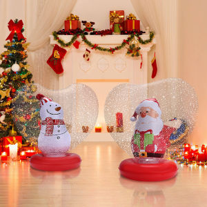 【BHQ TOYS】ลูกโป่งคริสต์มาส ของตกแต่งคริสต์มาส PVC 60*60 ซม ซานตาคลอส ต้นคริสต์มาส ลูกโป่งเป่าลม การตกแต่งวันหยุด