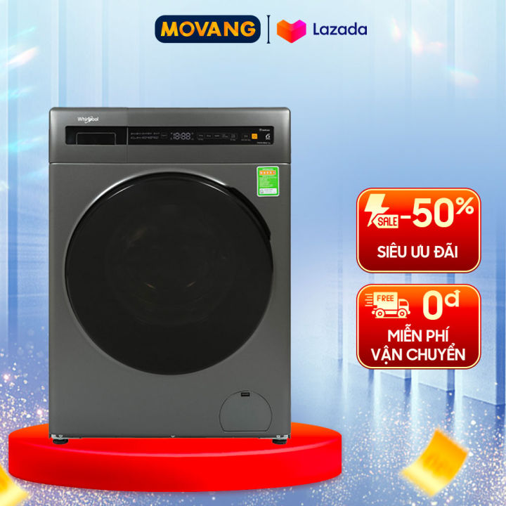 [GIAO TẠI HCM] FWEB9002FG - Máy giặt Whirlpool FreshCare Inverter 9 kg FWEB9002FG, cảm biến thông minh 6th SENSE tự động cân chỉnh lượng nước, tốc độ vòng quay phù hợp với khối lượng giặt
