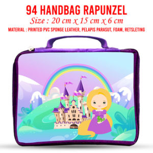 Handbag Karakter Seri Princess Tas Jinjing Suvenir Souvenir Kegiatan Ulang Tahun Acara Gift