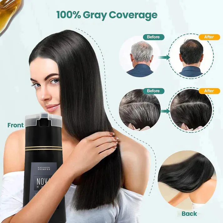 Healthy Cover Grey Hair [Rapid Hair Dye] Herbal Plant Non-Stimulating ...