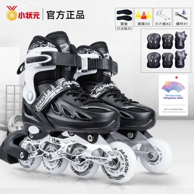 Roller Skates Blade Scooter Skating Outdoor for Kids to Adults 4 Sizes 3 Colors 4 Adjustable Size