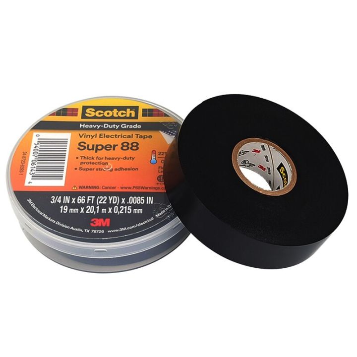 3M Professional Grade Electrical Tape Super 88 Vinyl Insulation Tape