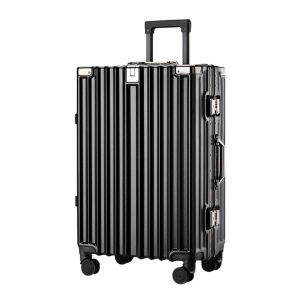 กระเป๋าเดินทาง Premium Frame Aluminium วัสดุPC 100% ขนาด 20/24 นิ้ว ล้อหมุน 360 องศา รุ่น M202