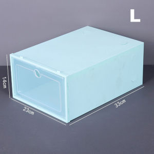 กล่องเก็บรองเท้า ใส่ได้ทุกไซต์ กล่องรองเท้า ต่อซ้อนกันได้หลายชั้น ประกอบง่าย กล่องรองเท้ากันฝุ่น