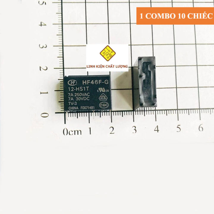 HF46F-G-12-HS1 Relay 12V 7A 250V 4 chân (10 chiếc)