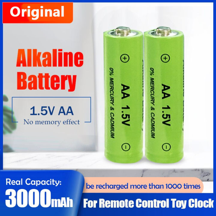 16 Pack 3000mAh 1.5V AA / AAA Alkaline Rechargeable Batteries For LED Lights